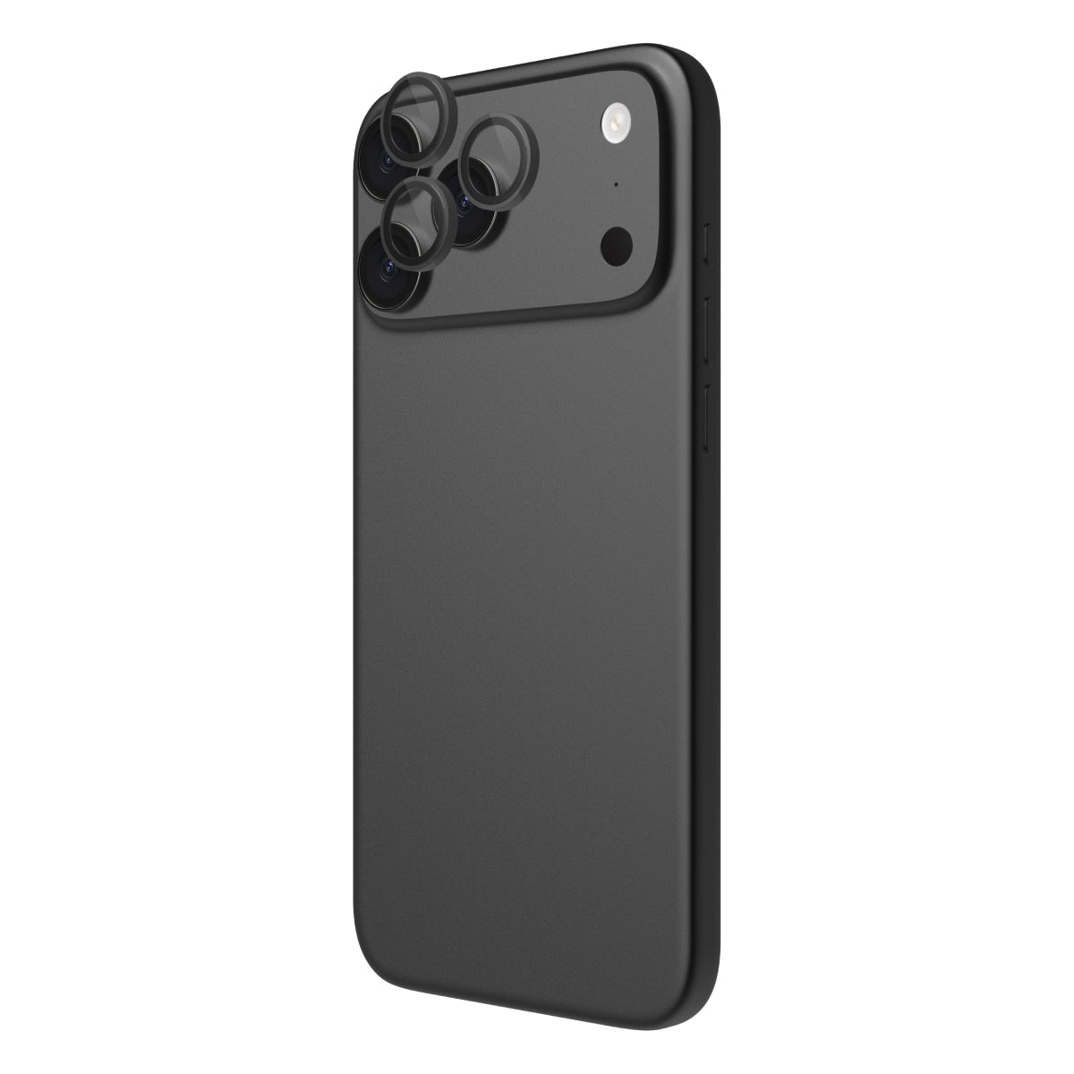 OptiRings - iPhone 17 Pro | iPhone 17 Pro Max Camera Lens Protector - Black