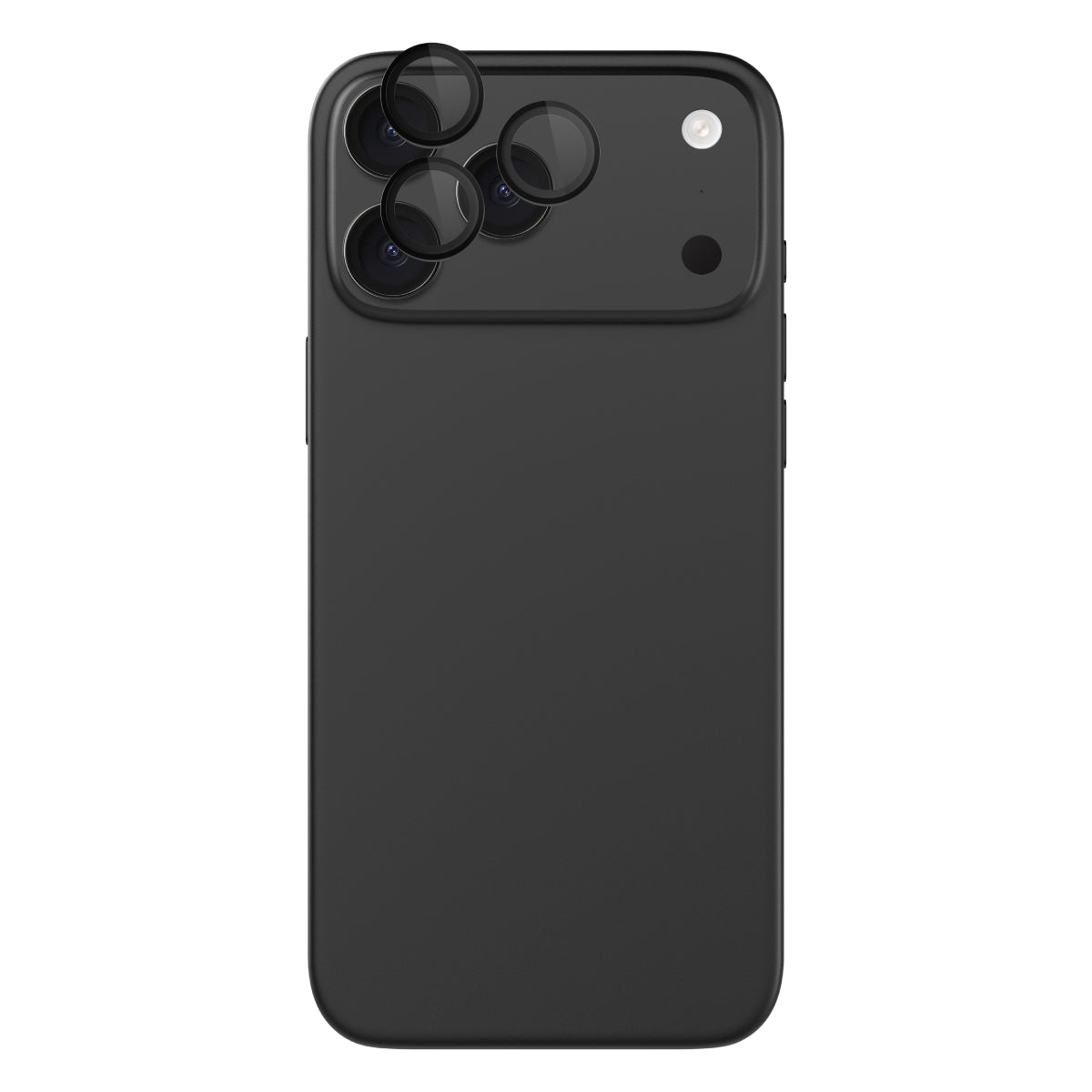 OptiRings - iPhone 17 Pro | iPhone 17 Pro Max Camera Lens Protector - Black