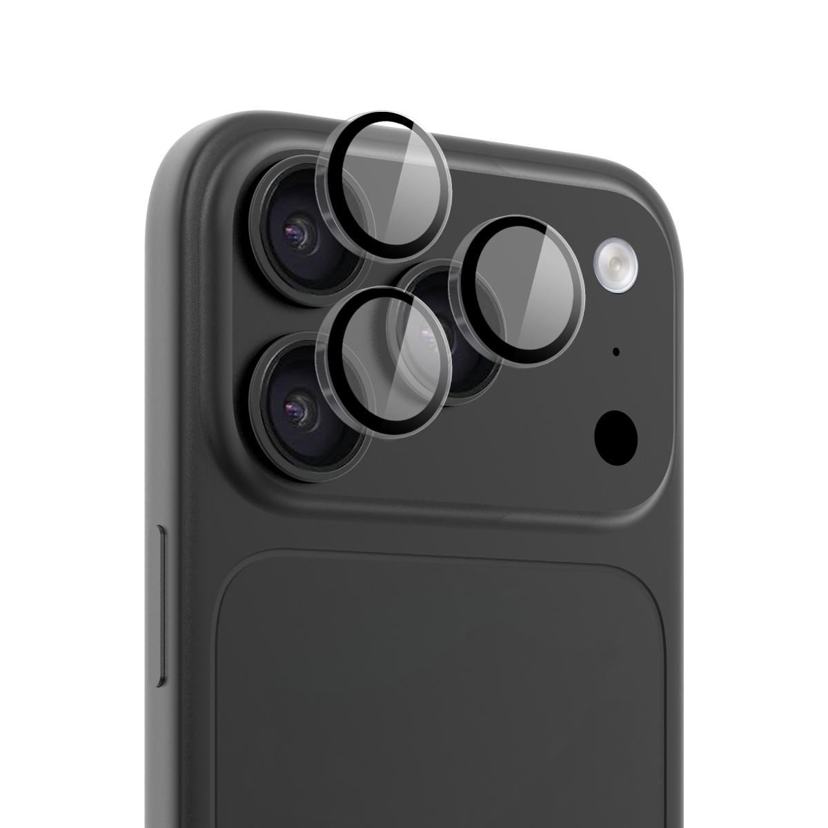 OptiRings - iPhone 18 Pro | 18 Pro Max Camera Lens Protector - Black