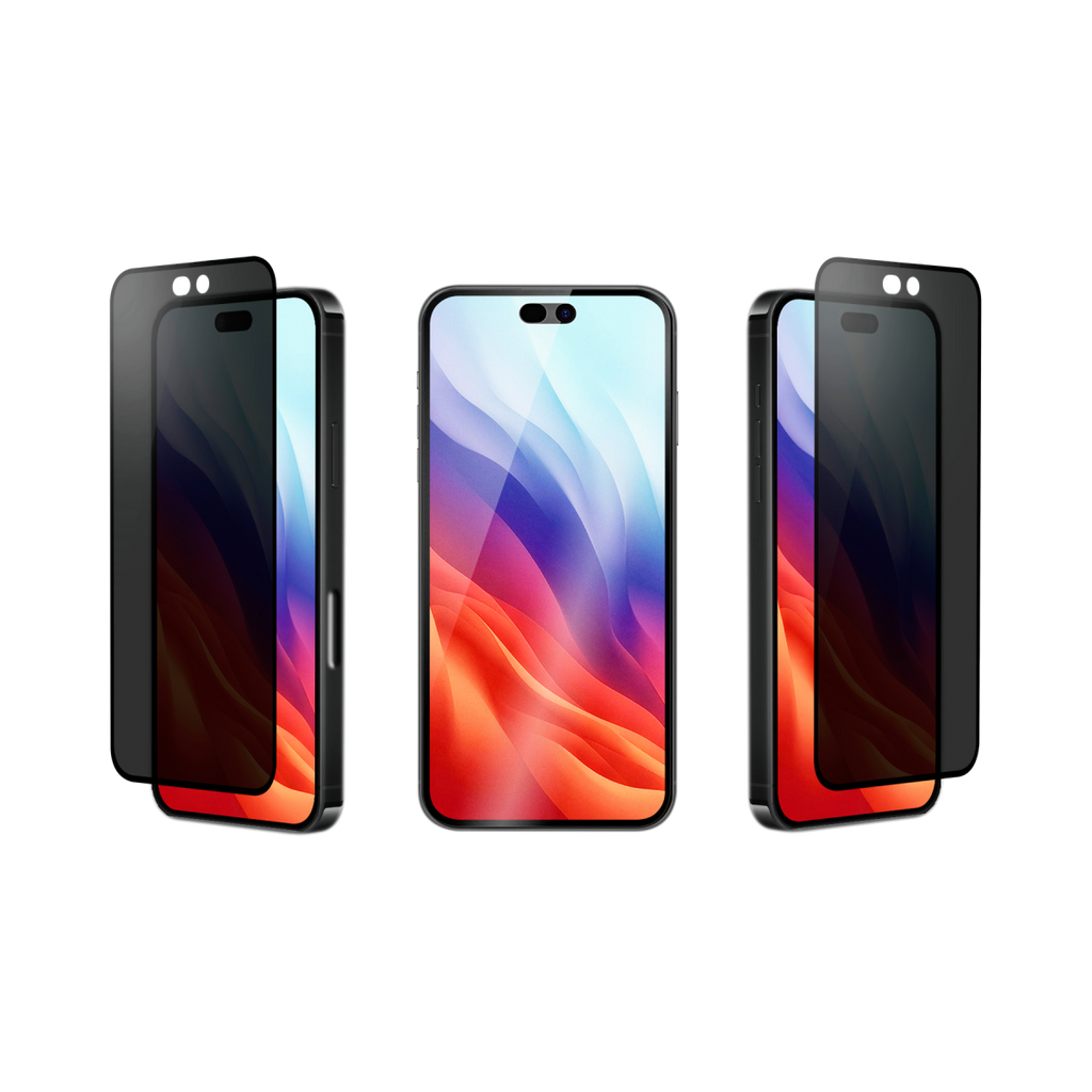 OptiGuard ECO Glass Max PRIVACY with D3O Impact Additives protection - iPhone 18 Pro Max | 17 Pro Max - Privacy Black