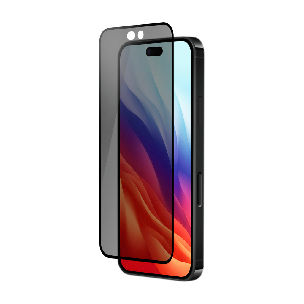 OptiGuard ECO Glass Max PRIVACY with D3O Impact Additives protection - iPhone 18 Pro Max | 17 Pro Max - Privacy Black