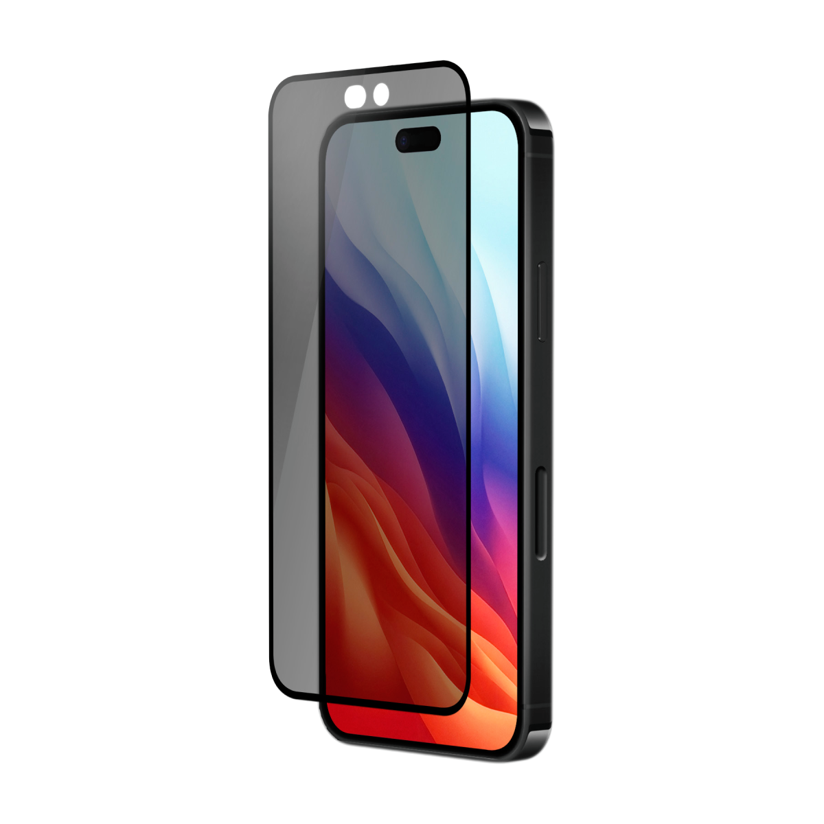 OptiGuard ECO Glass Max PRIVACY with D3O Impact Additives protection - iPhone 18 Pro Max | 17 Pro Max - Privacy Black