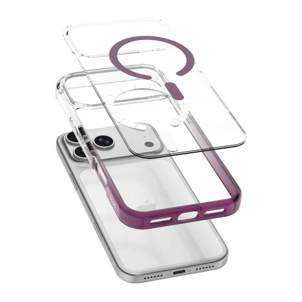 Hybrid Snap Ombre (Colour) - iPhone 18 Pro Max | 17 Pro Max Case - Burgundy