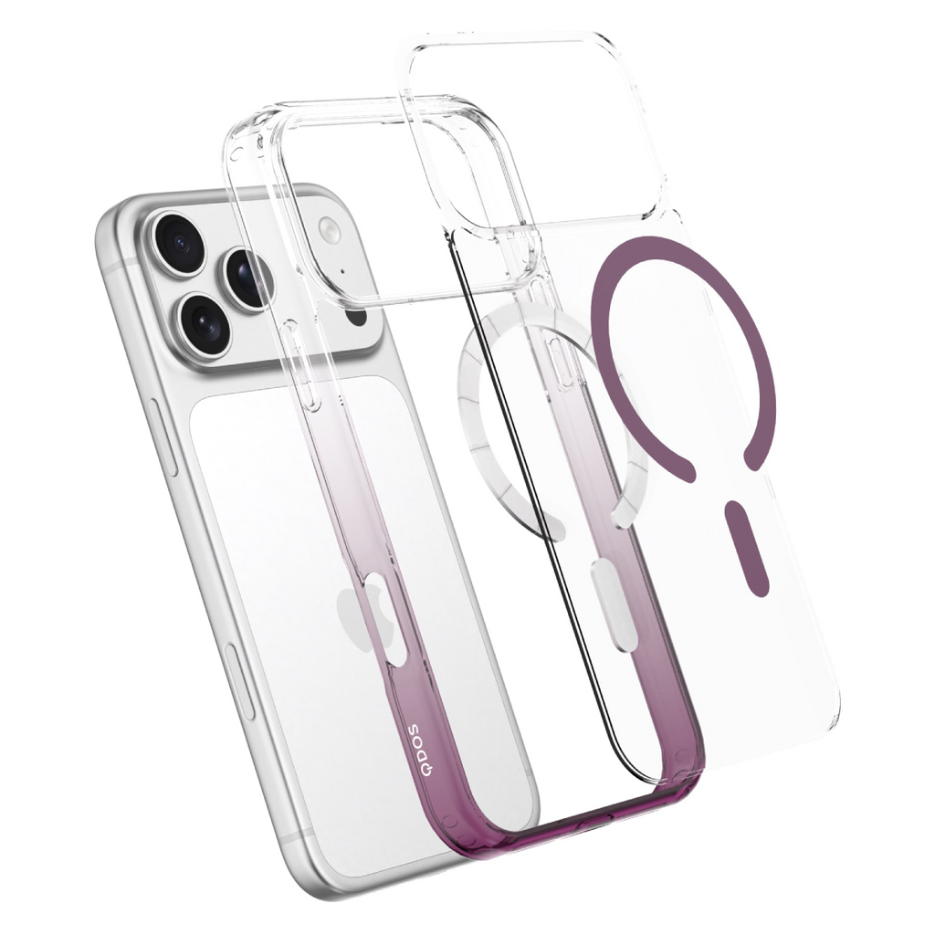 Hybrid Snap Ombre (Colour) - iPhone 18 Pro Max | 17 Pro Max Case - Burgundy
