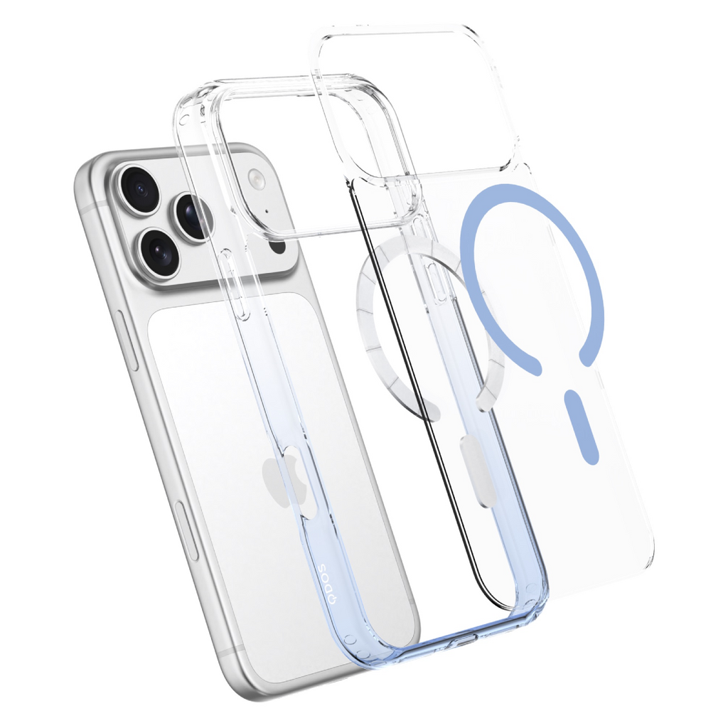 Hybrid Snap Ombre (Colour) - iPhone 18 Pro Max | 17 Pro Max Case - Glacier