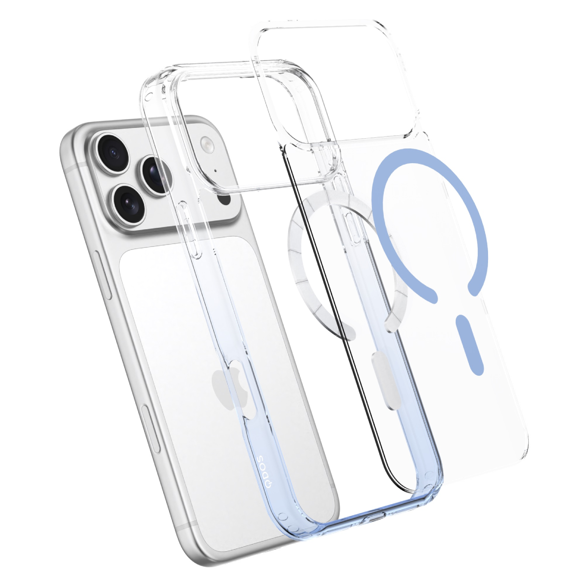 Hybrid Snap Ombre (Colour) - iPhone 18 Pro Max | 17 Pro Max Case - Glacier