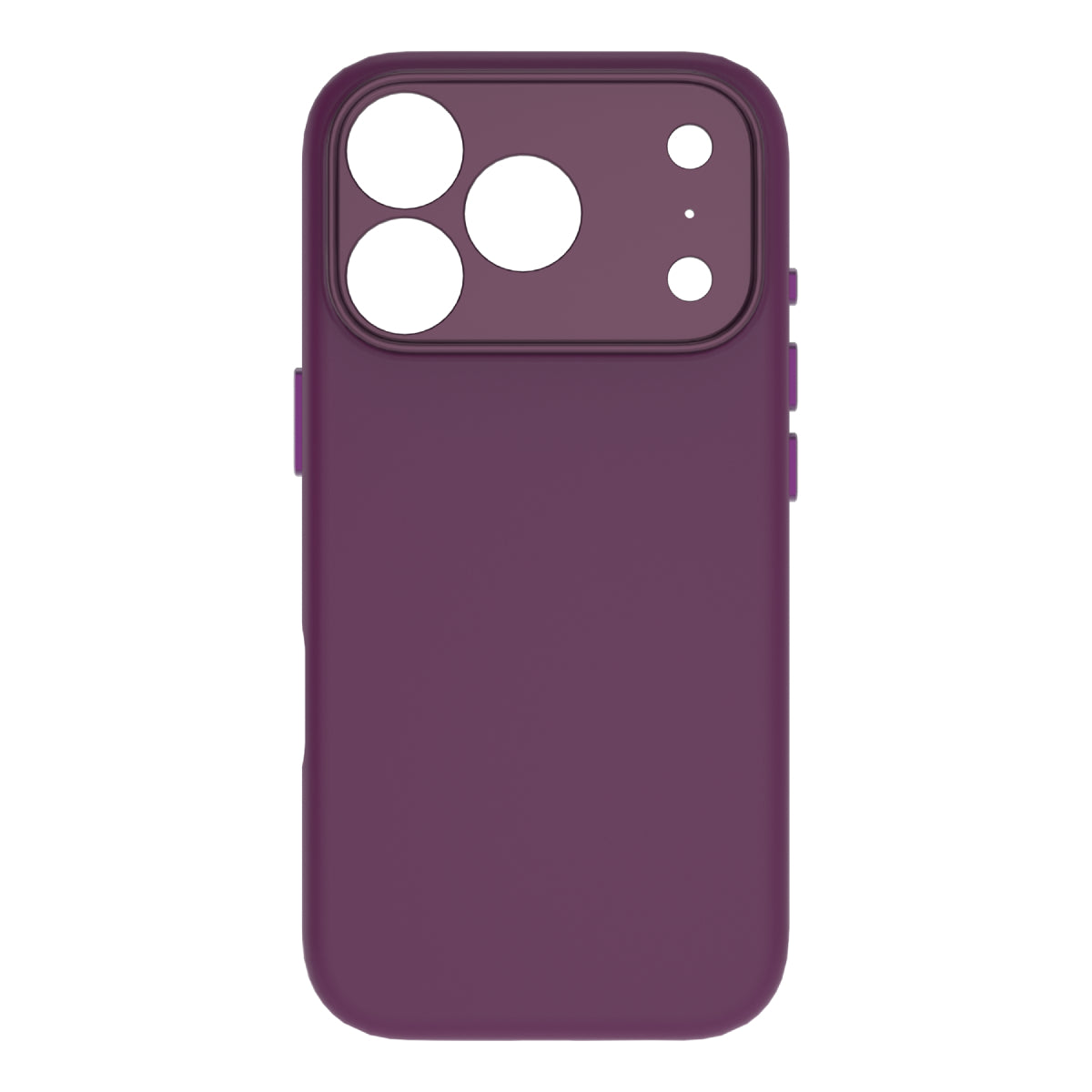 TOUCH SNAP with Metal Camera Island - iPhone 18 Pro Max | 17 Pro Max Case - Burgundy