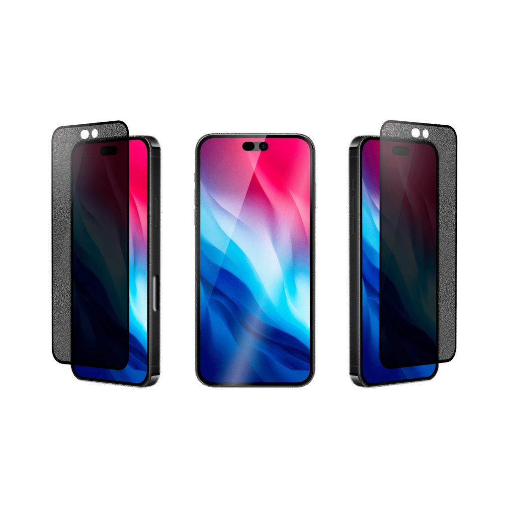 OptiGuard ECO Glass Max PRIVACY with D3O Impact Additives protection - iPhone 18 Pro | 17 Pro - Privacy Black