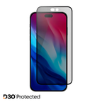 OptiGuard ECO Glass Max PRIVACY with D3O Impact Additives protection - iPhone 18 Pro | 17 Pro - Privacy Black
