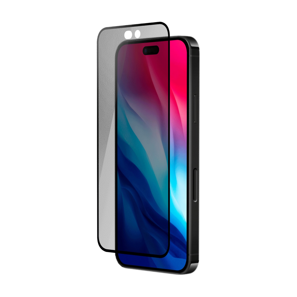 OptiGuard ECO Glass Max PRIVACY with D3O Impact Additives protection - iPhone 18 Pro | 17 Pro - Privacy Black