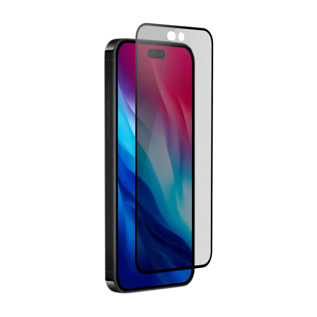 OptiGuard ECO Glass Max PRIVACY with D3O Impact Additives protection - iPhone 18 Pro | 17 Pro - Privacy Black