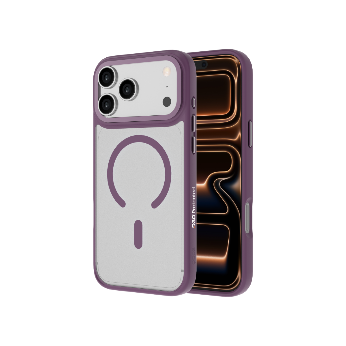 Hybrid Max Case with D3O impact protection - iPhone 18 Pro / iPhone 17 Pro - Dark Cherry