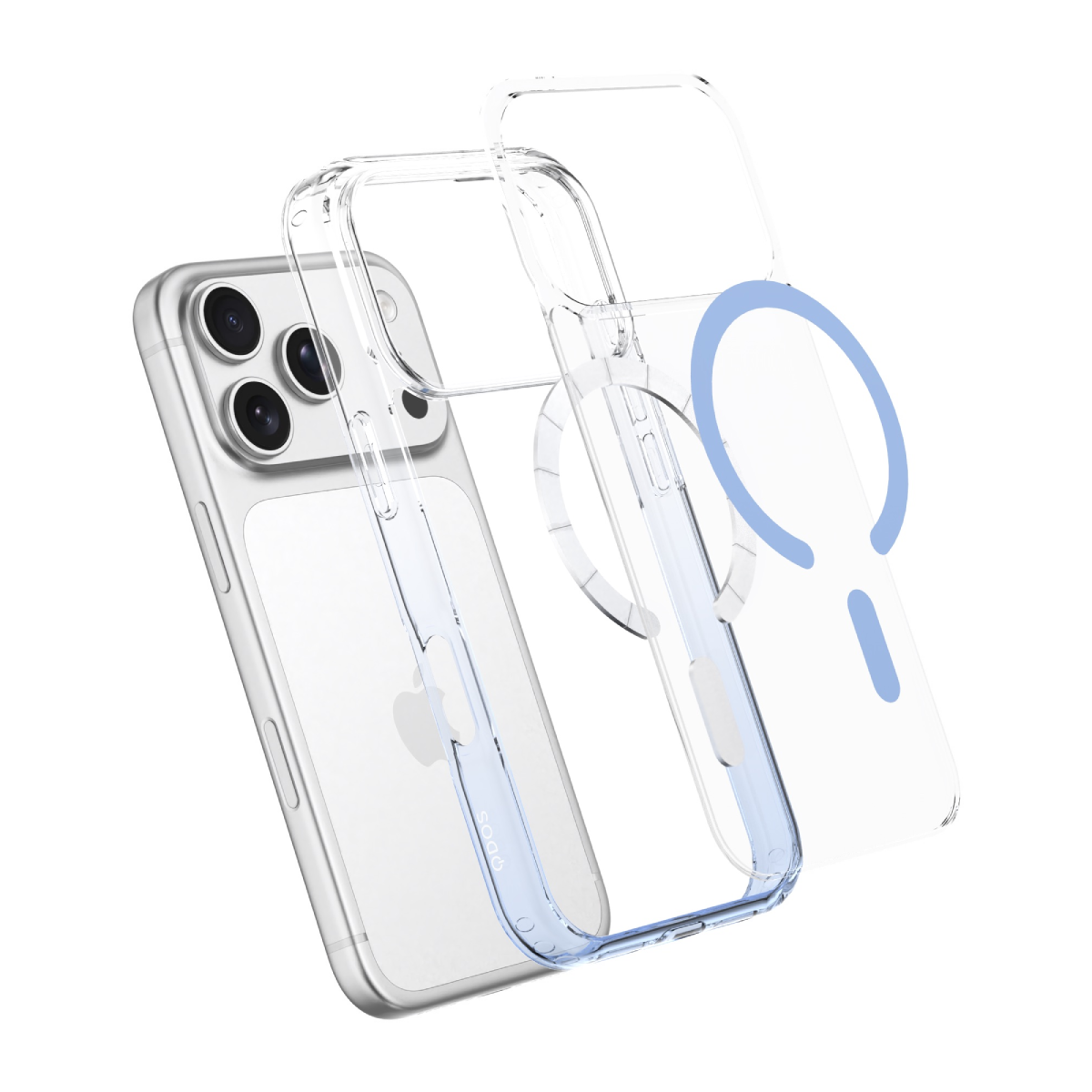 Hybrid Snap Ombre (Colour) - iPhone 18 Pro | 17 Pro Case - Glacier