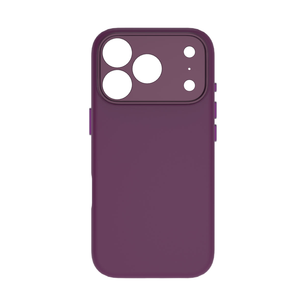 TOUCH SNAP with Metal Camera Island - iPhone 18 Pro | 17 Pro Case - Burgundy