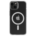 Hybrid Force + Snap - Apple iPhone 14, iPhone 13 Case MagSafe Compatible - Clear, Rear View Transparent Back with Phone