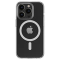 Hybrid Force + Snap - Apple iPhone 14 Pro Case MagSafe Compatible - Clear, Rear View Transparent Back with Phone