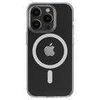 Hybrid Force + Snap - Apple iPhone 14 Pro Case MagSafe Compatible - Clear, Rear View Transparent Back with Phone