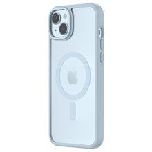 HYBRID SOFT + SNAP for iPhone 15 Plus - Clear / Blue