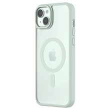 HYBRID SOFT + SNAP for iPhone 15 Plus - Clear / Green
