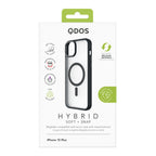 Hybrid Soft + Snap - Apple iPhone 15 Plus Case MagSafe Compatible - Clear Black, showcasing product packaging in white