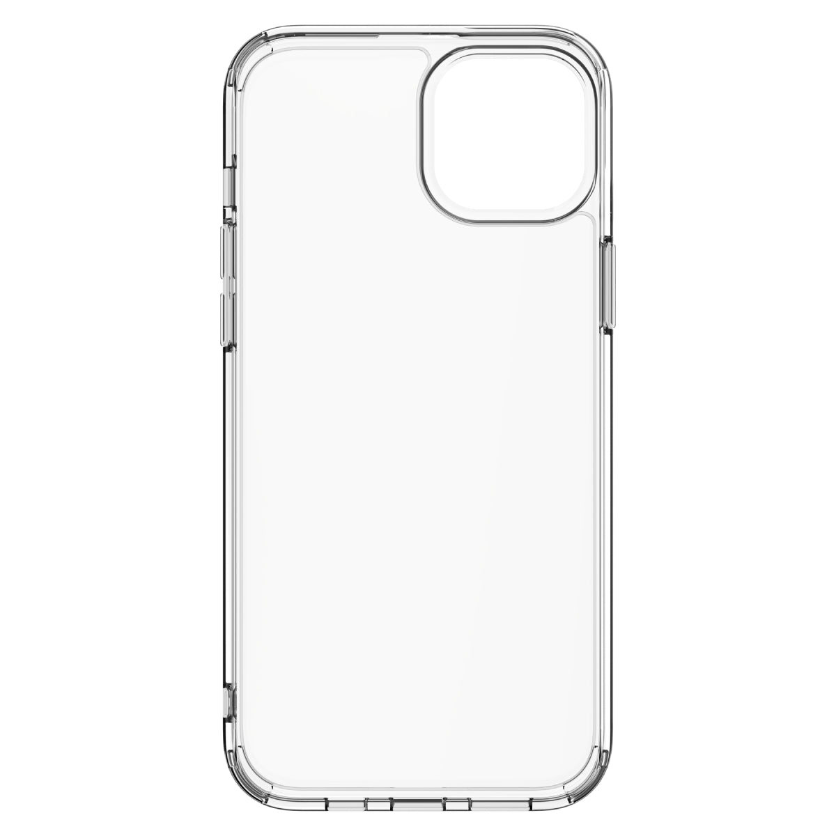 Hybrid - Apple iPhone 15 Plus Case - Clear, Front View of the Case Without Phone