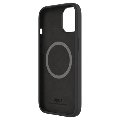Touch Pure + Snap - Apple iPhone 15 Plus Case MagSafe Compatible - Black, Angled Front View of the case without Phone
