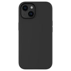 Touch Pure + Snap - Apple iPhone 15 Plus Case MagSafe Compatible - Black, Rear View Rigid Back with Phone