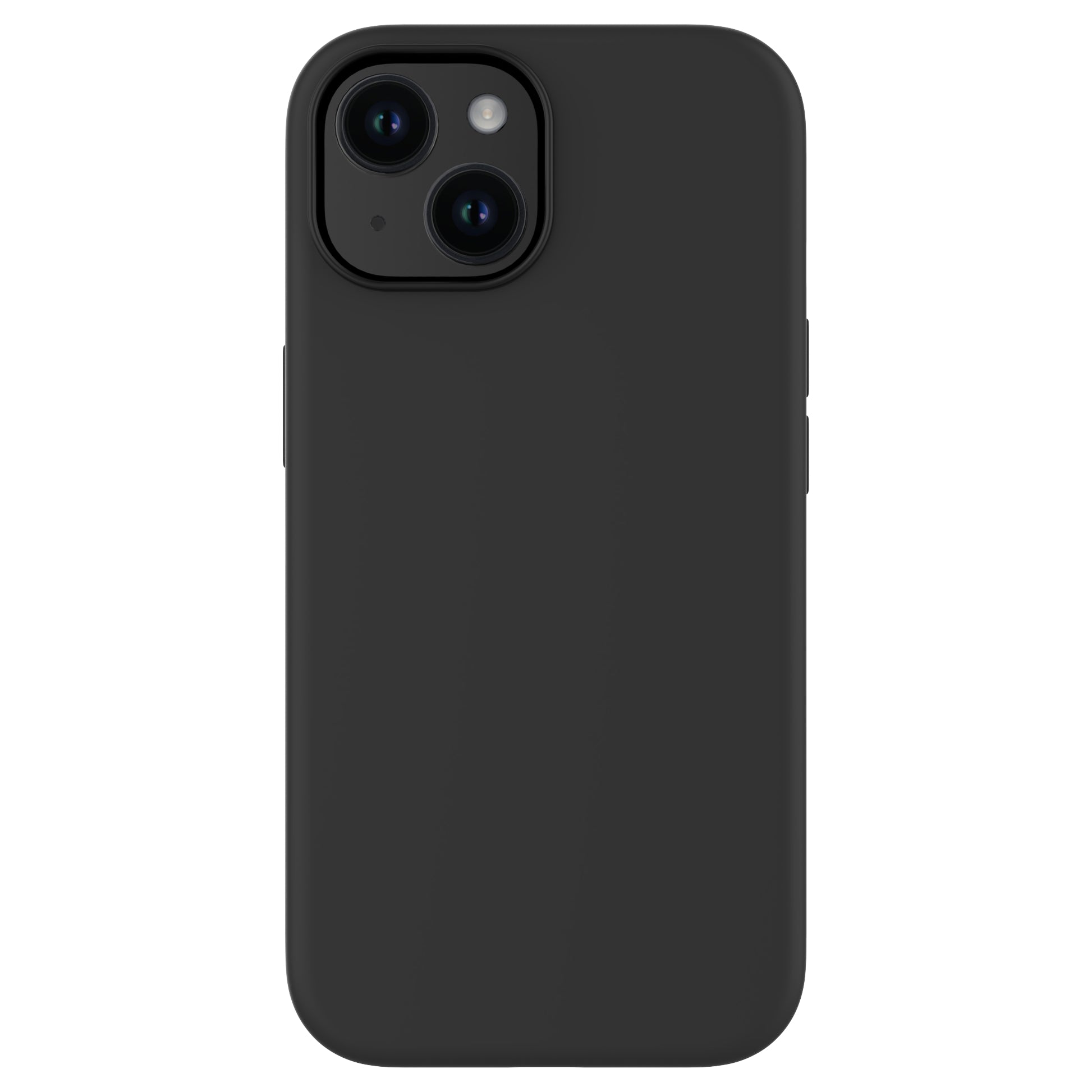 Touch Pure + Snap - Apple iPhone 15 Plus Case MagSafe Compatible - Black, Rear View Rigid Back with Phone