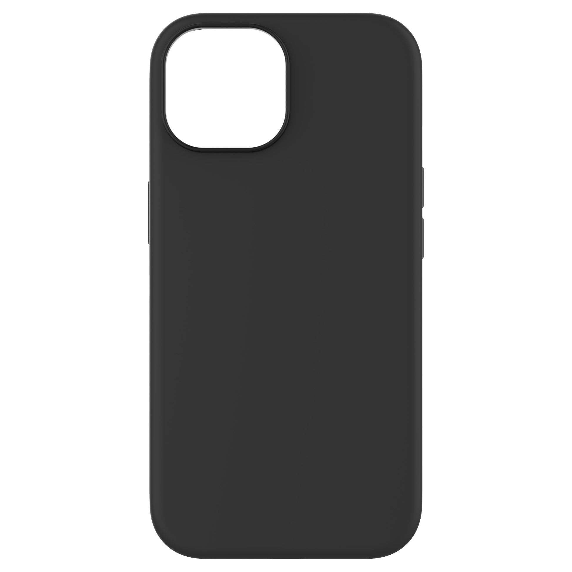 Touch Pure + Snap - Apple iPhone 15 Plus Case MagSafe Compatible - Black, Rear View Rigid Back Without Phone
