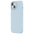 Touch Pure + Snap - Apple iPhone 15 Plus Case MagSafe Compatible - Blue, Angled Rear View Rigid Back with Phone