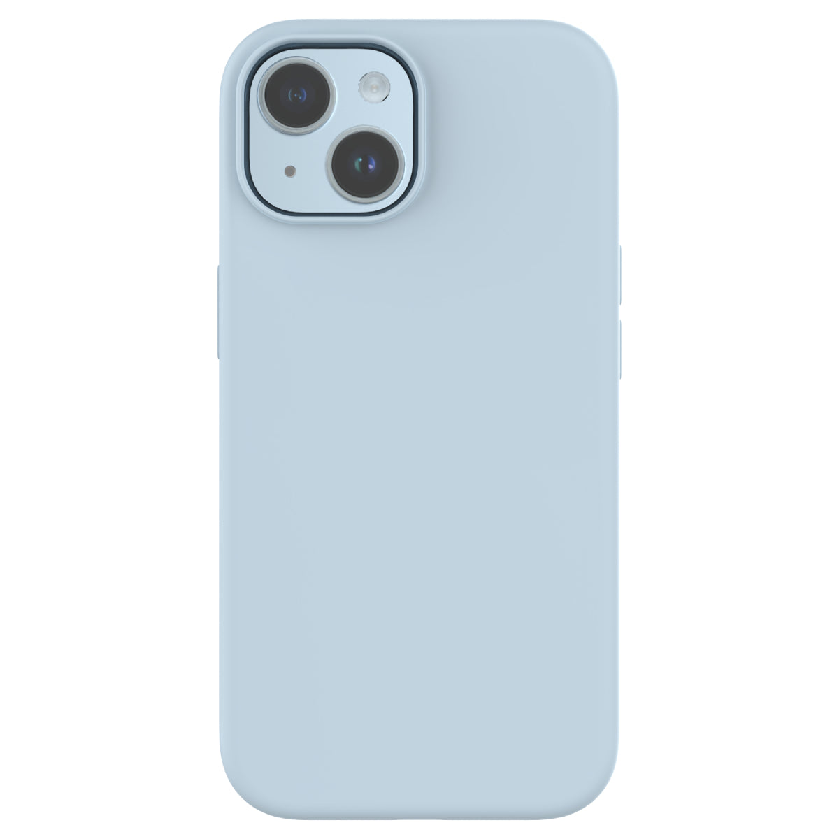 Touch Pure + Snap - Apple iPhone 15 Plus Case MagSafe Compatible - Blue, Rear View Rigid Back with Phone