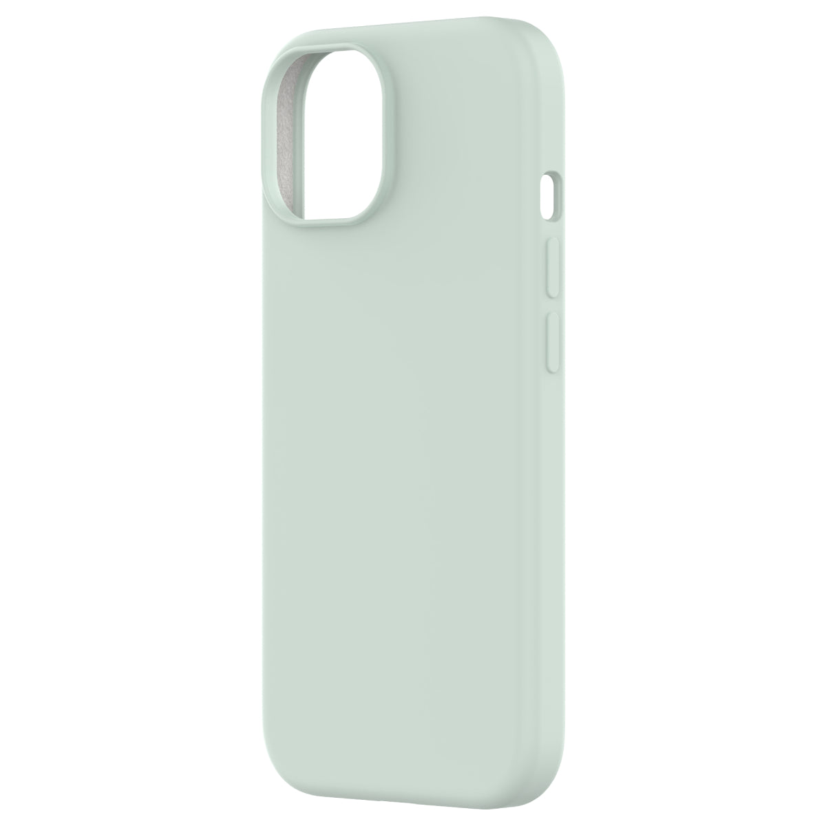 Touch Pure + Snap - Apple iPhone 15 Plus Case MagSafe Compatible - Green, Angled Rear View Rigid Back Without Phone