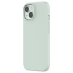 Touch Pure + Snap - Apple iPhone 15 Plus Case MagSafe Compatible - Green, Angled Rear View Rigid Back with Phone
