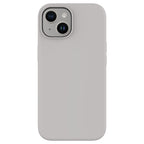 Touch Pure + Snap - Apple iPhone 15 Plus Case MagSafe Compatible - Grey, Rear View Rigid Back with Phone