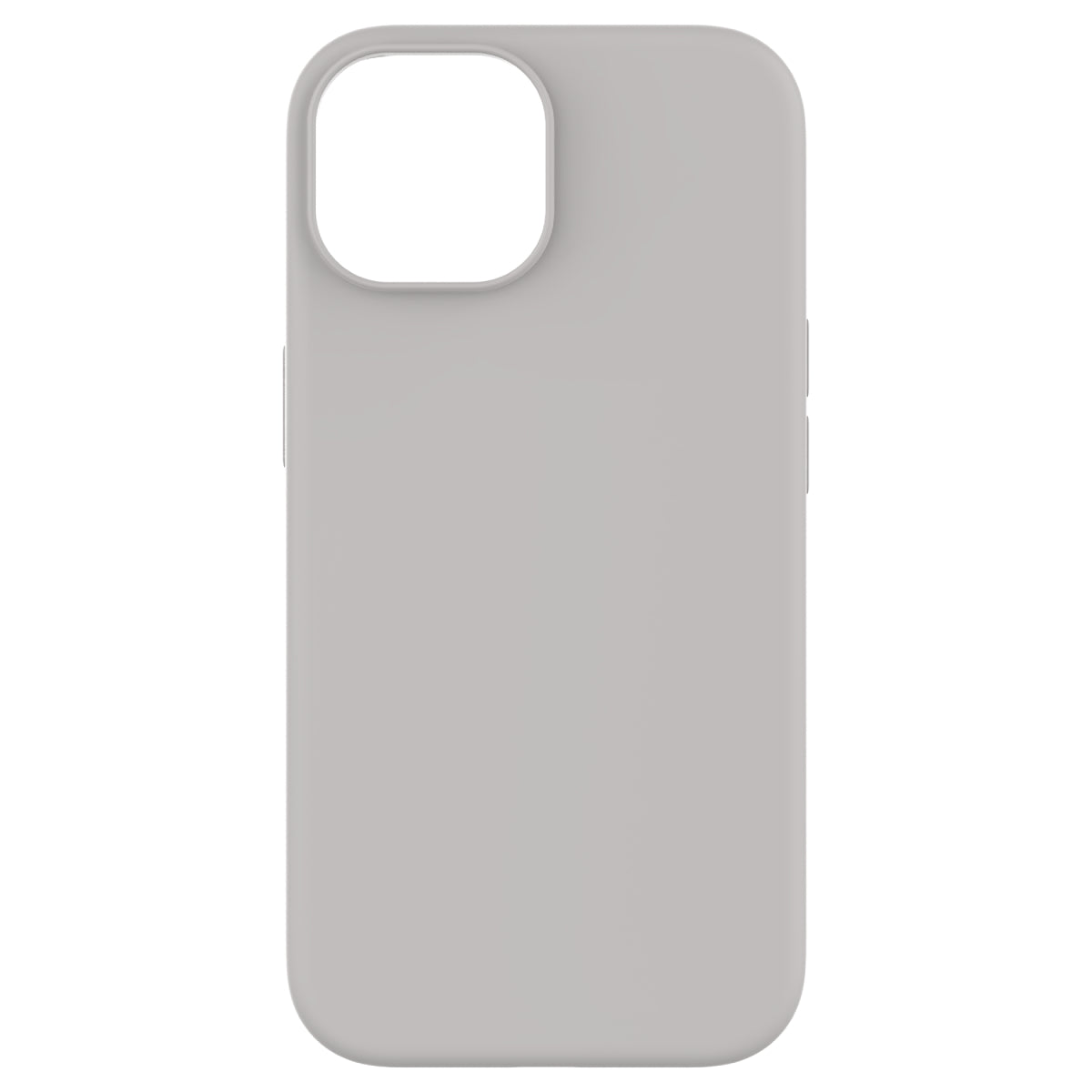 Touch Pure + Snap - Apple iPhone 15 Plus Case MagSafe Compatible - Grey, Rear View Rigid Back Without Phone