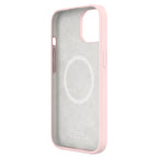 Touch Pure + Snap - Apple iPhone 15 Plus Case MagSafe Compatible - Pink, Angled Front View of the case Without Phone