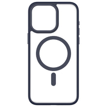HYBRID SOFT + SNAP for iPhone 15 Pro Max - Clear / Blue Titanium