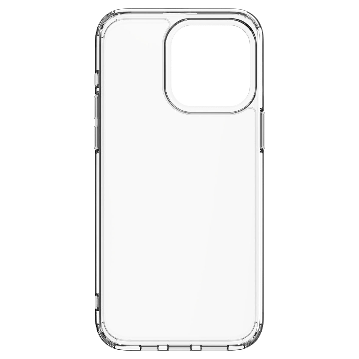 Hybrid - Apple iPhone 15 Pro Max Case - Clear, Front View of the Case Without Phone