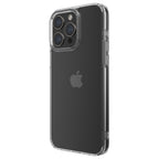 Hybrid - Apple iPhone 15 Pro Max Case - Clear, Angled Rear View Transparent Back with Phone