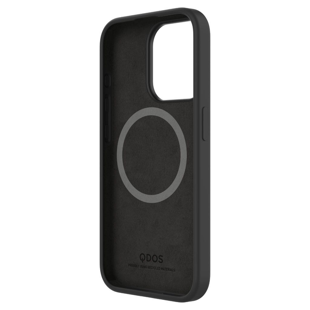 Touch Pure + Snap - Apple iPhone 15 Pro Max Case MagSafe Compatible - Black Titanium, Angled Front View of the case Without Phone