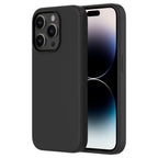 Touch Pure + Snap - Apple iPhone 15 Pro Max Case MagSafe Compatible - Black Titanium, Side and Back View with Screen Display