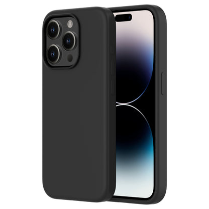 Touch Pure + Snap - Apple iPhone 15 Pro Max Case MagSafe Compatible - Black Titanium, Side and Back View with Screen Display