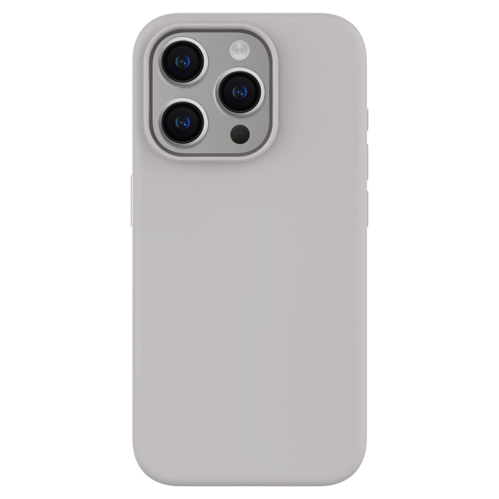 Touch Pure + Snap - Apple iPhone 15 Pro Max Case MagSafe Compatible - Natural Titanium, Rear View Rigid Back with Phone