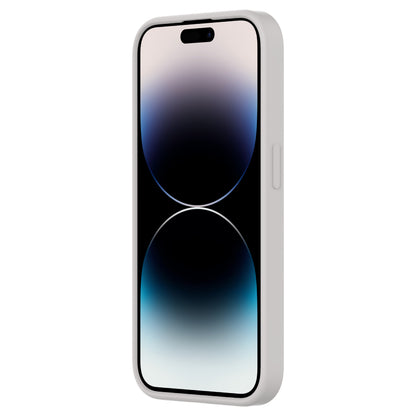 Touch Pure + Snap - Apple iPhone 15 Pro Max Case MagSafe Compatible - Natural Titanium, Angled Front View with Phone and Screen Display On