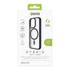 Hybrid Soft + Snap - Apple iPhone 15 Pro Case MagSafe Compatible - Clear Black Titanium, showcasing product packaging in white