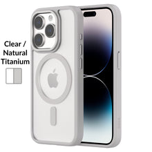 HYBRID SOFT + SNAP for iPhone 15 Pro - Clear / Natural Titanium