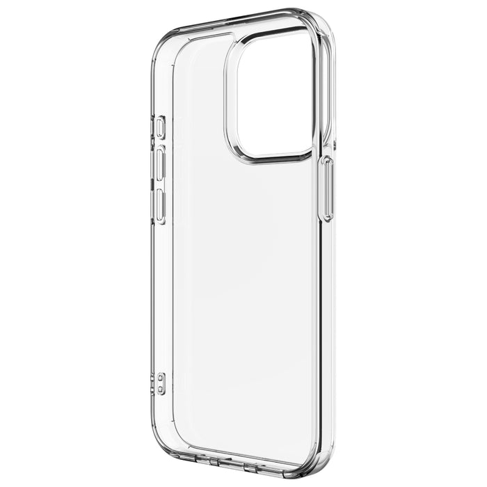 Hybrid - Apple iPhone 15 Pro Case - Clear, Angled Front View Without Phone