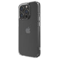 Hybrid - Apple iPhone 15 Pro Case - Clear, Angled Rear View Transparent Back with Phone