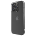 Hybrid - Apple iPhone 15 Pro Case - Clear, Angled Rear View Transparent Back with Phone