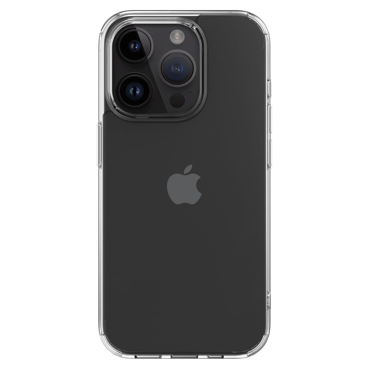 Hybrid - Apple iPhone 15 Pro Case - Clear, Rear View Transparent Back with Phone